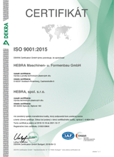 Zertifikat-ISO-9001 2015-Slowakisch